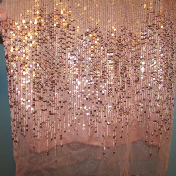 WHBM Strappy Sequin Shift Dress - Picture 13 of 16